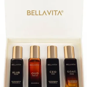 BELLAVITA Gift Set 4x20 ml Luxury Scent with Long Lasting Fragrance Perfume - 80 ml